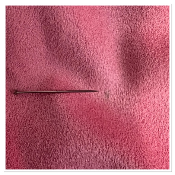 St John Sport Jacket Pink Full Zip Marie Gray Faux Suede Bomber Lined Sz S - Picture 9 of 9